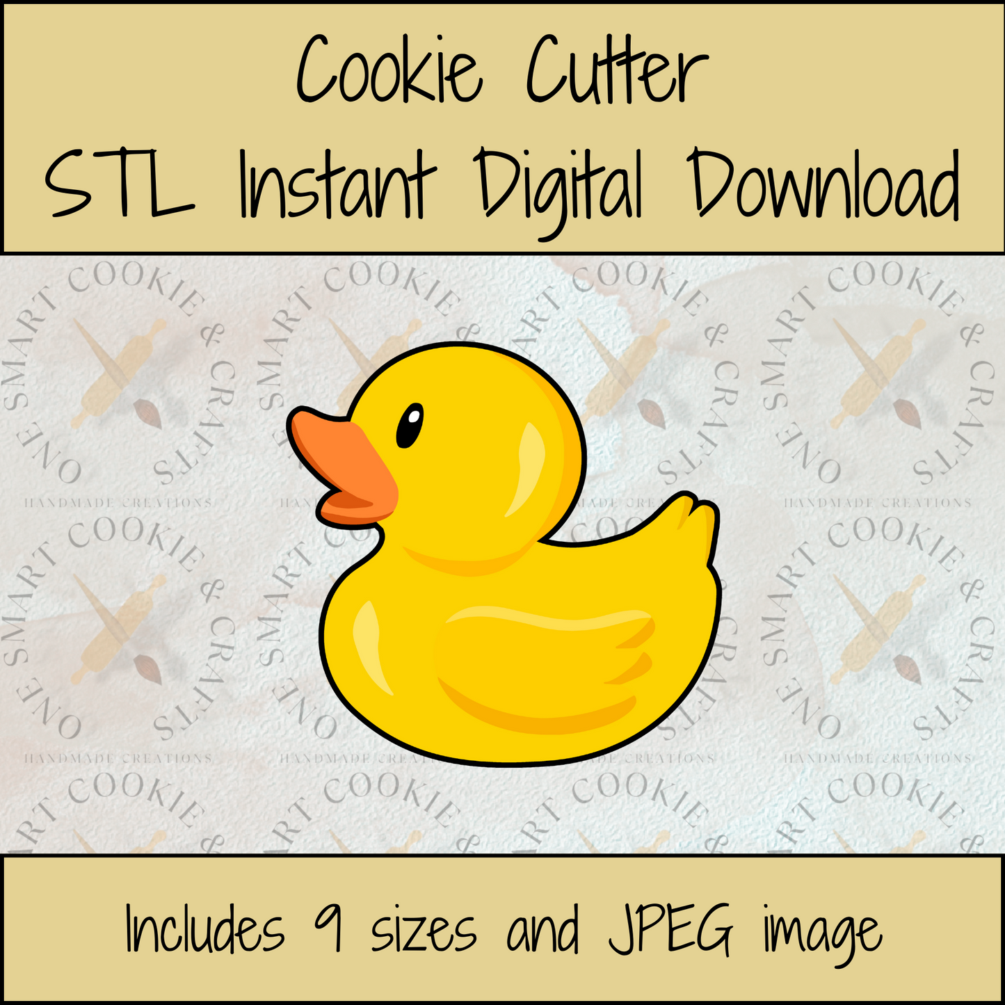 Duck Cookie Cutter STL File