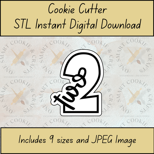 2 Cookie Cutter STL File