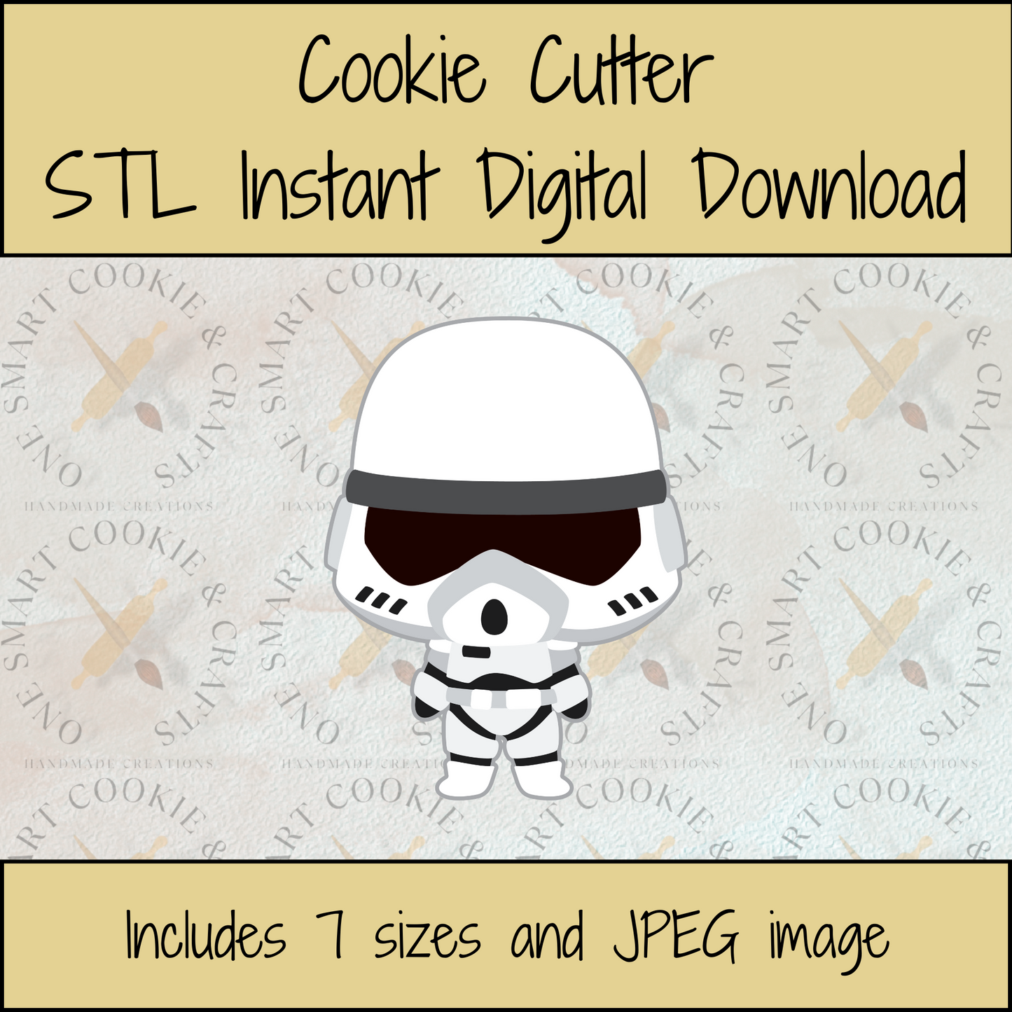 Space Soldier Cookie Cutter STL File