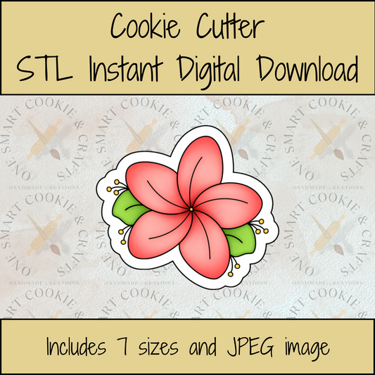 Flower Cookie Cutter STL File