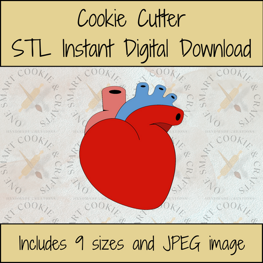 Heart Cookie Cutter STL File