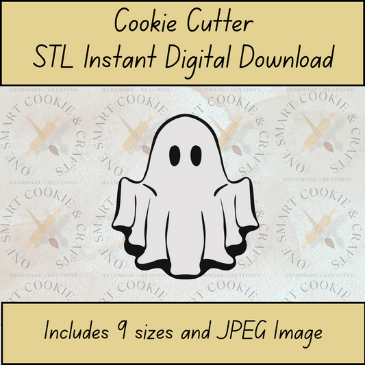 Ghost Cookie Cutter STL File