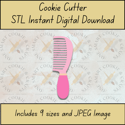 Comb Cookie Cutter STL File