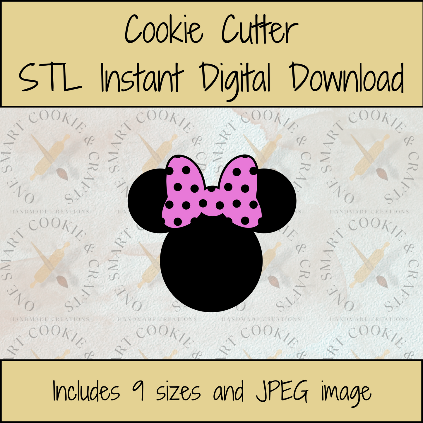 Mouse Cookie Cutter STL File