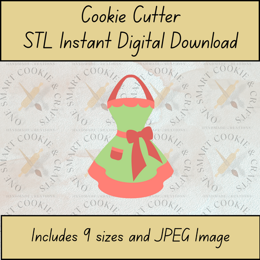 Apron Cookie Cutter STL File