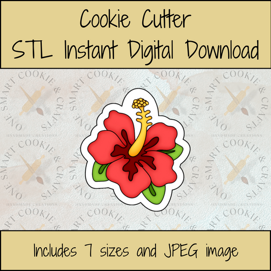 Flower Cookie Cutter STL File