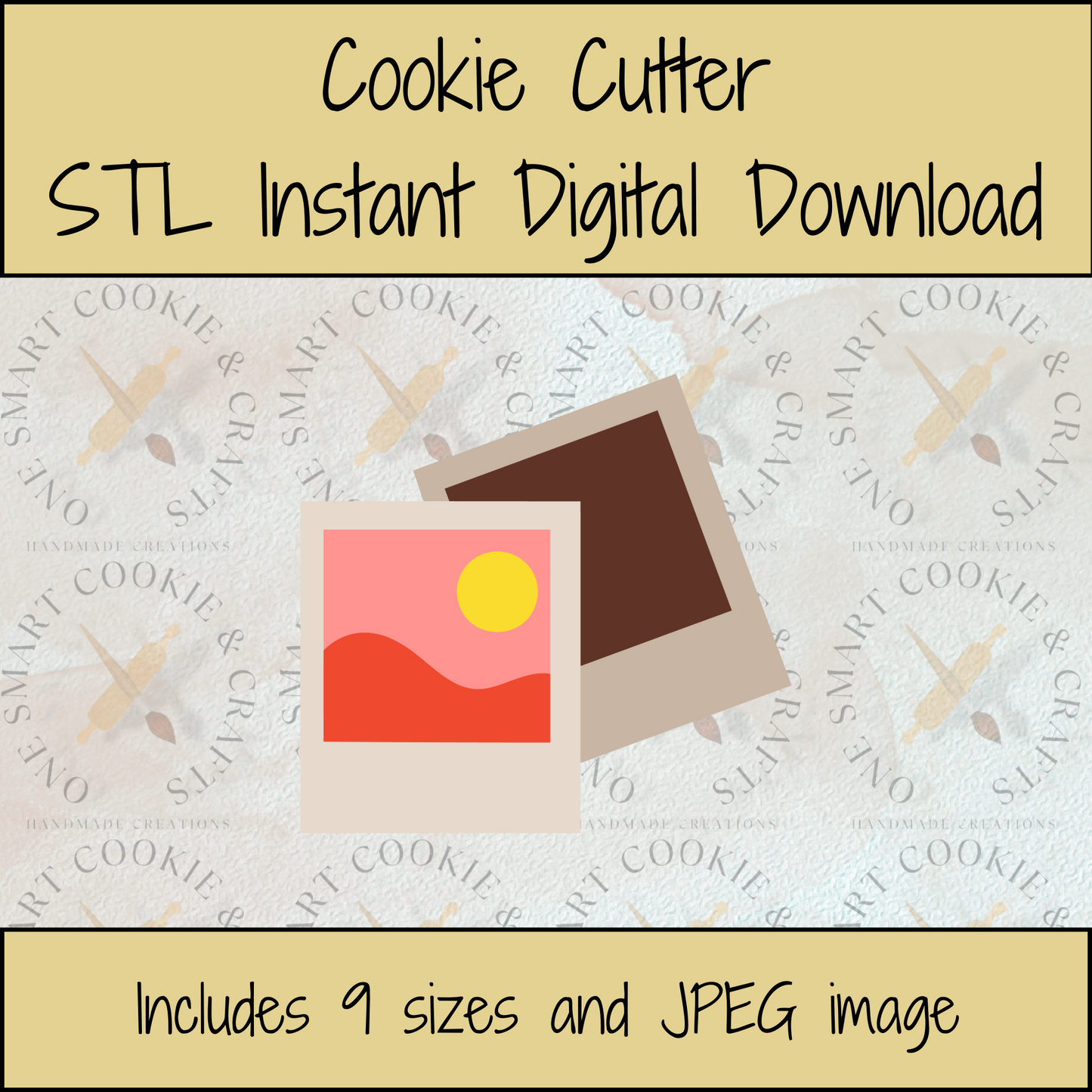 Photo Cookie Cutter STL File