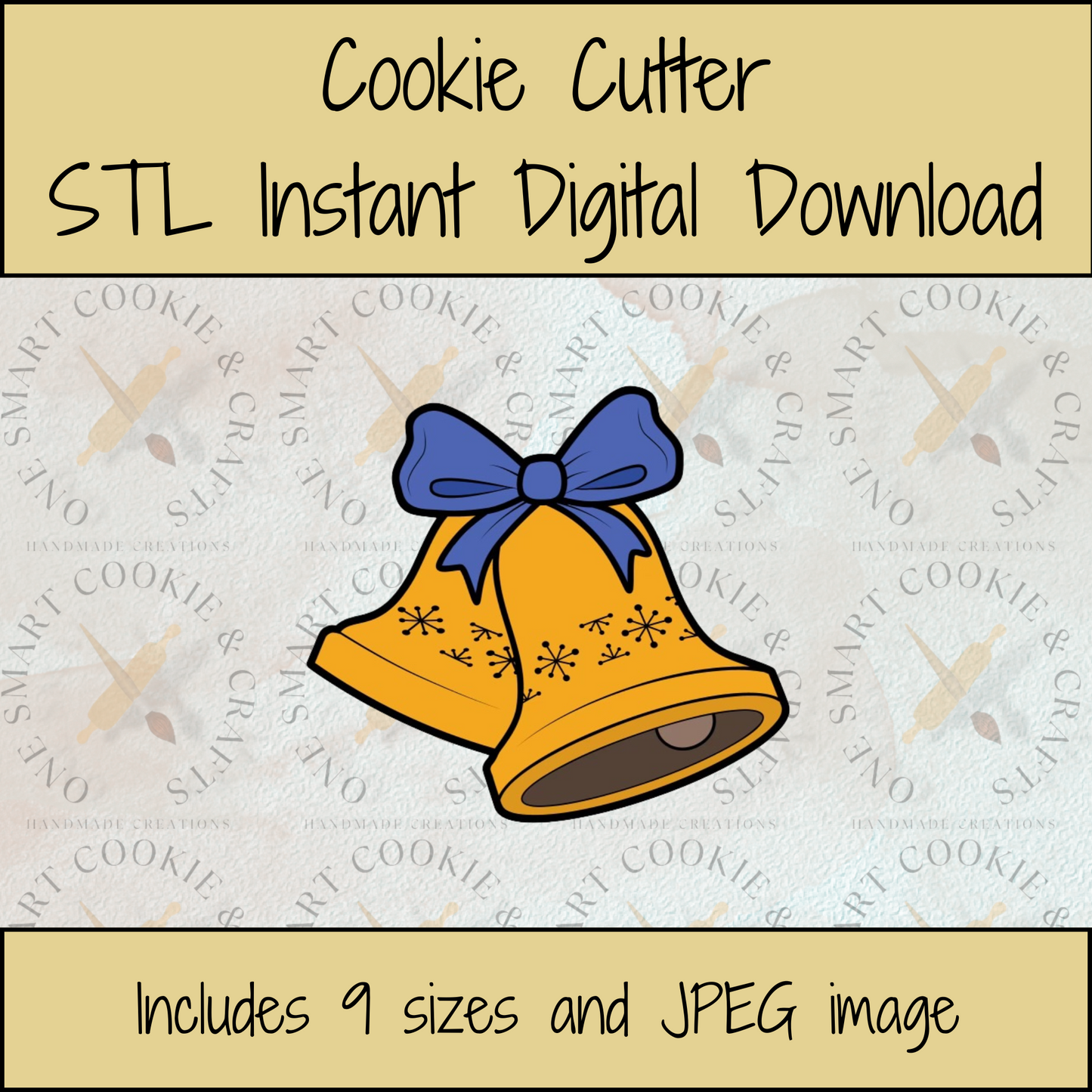 Bell Cookie Cutter STL File