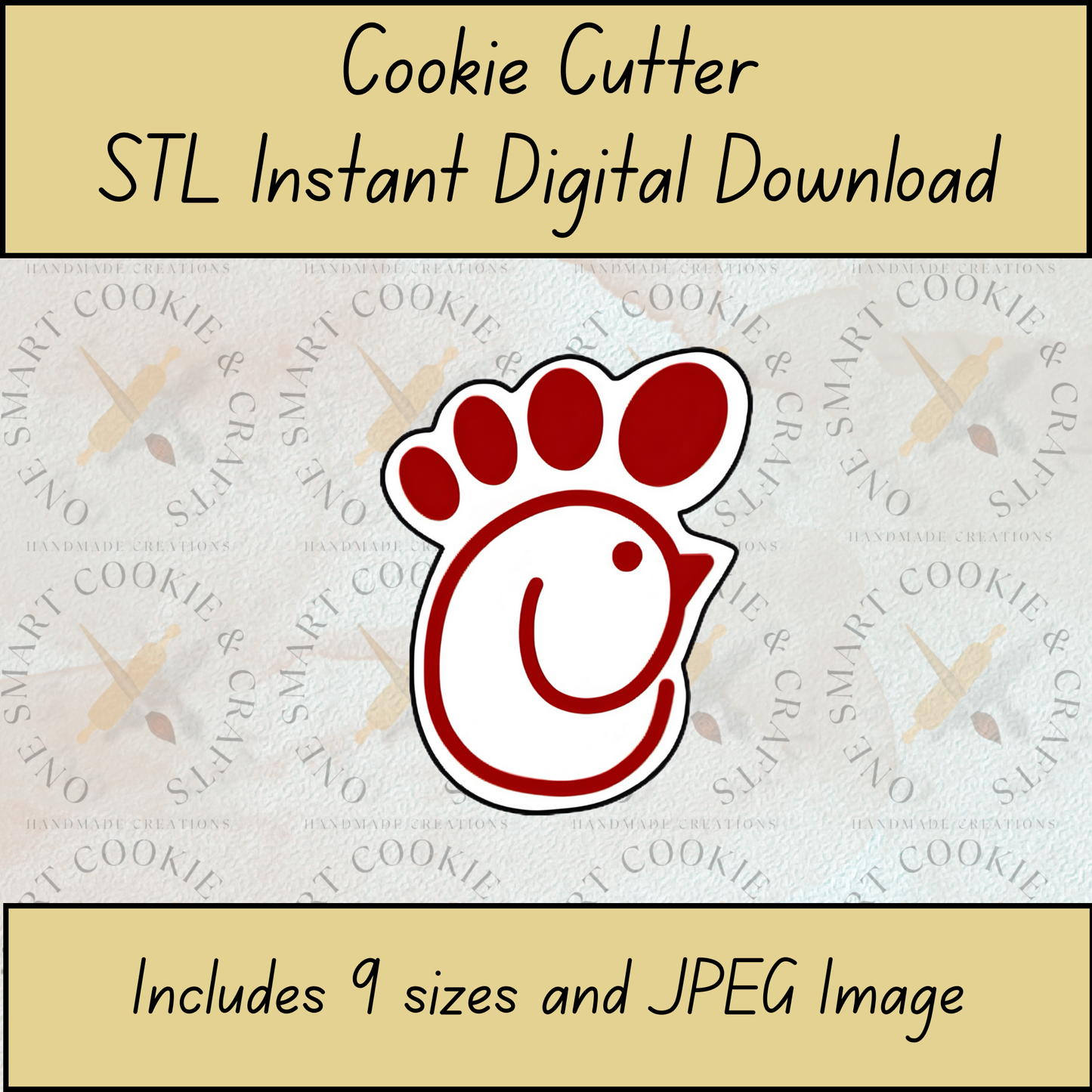 Cortador de galletas de comida rápida