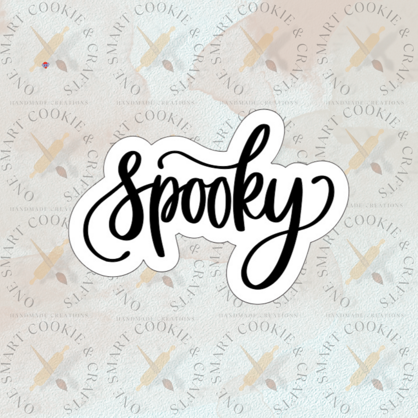 Spooky Plaque Cookie Cutter