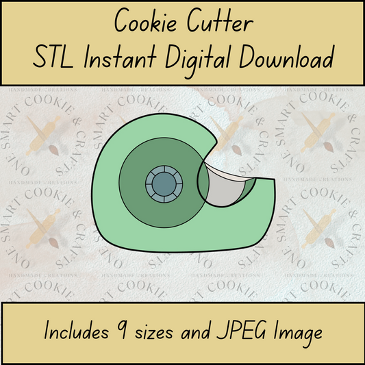 Tape Cookie Cutter STL File