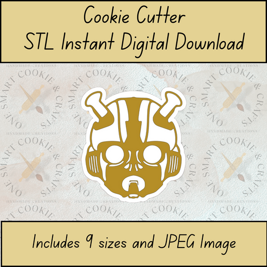 Robot Cookie Cutter STL File