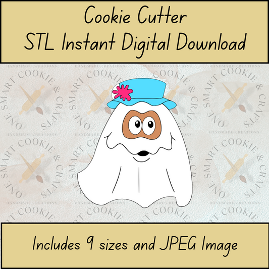 Ghost Cookie Cutter STL File