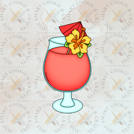 Tropical Drink Cookie Cutter