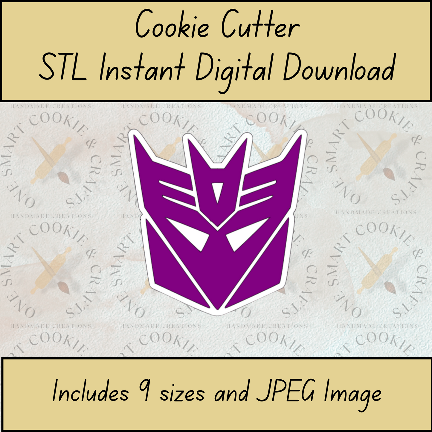 Robot Cookie Cutter STL File