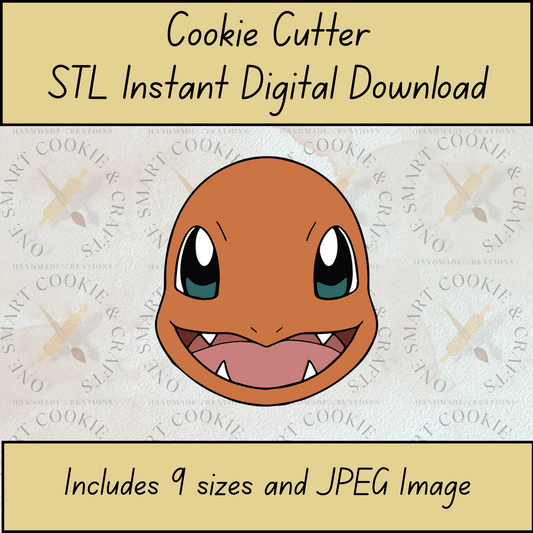 Orange Alien Cookie Cutter STL File