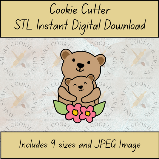 Bear Cookie Cutter STL File