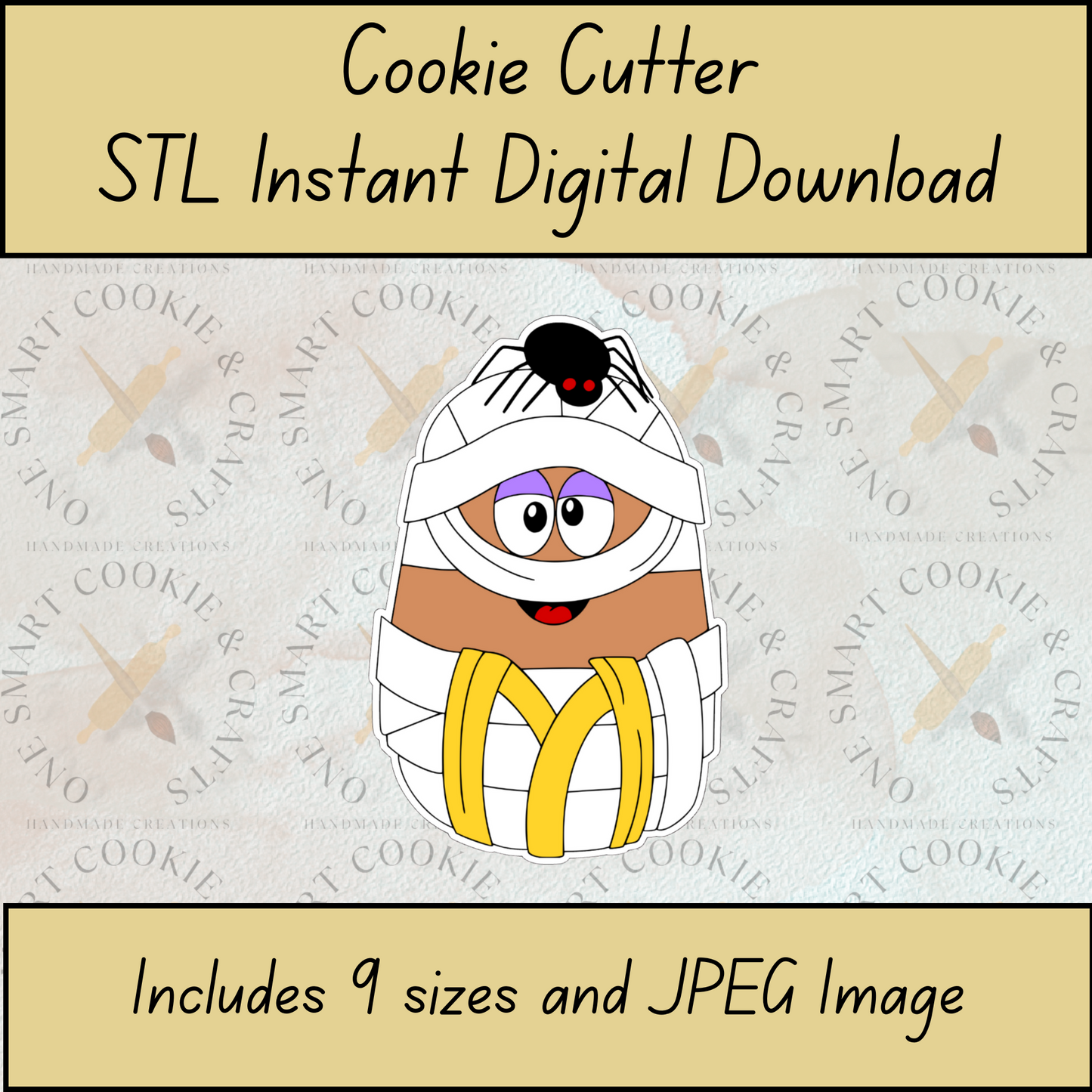 Mummy Cookie Cutter STL File