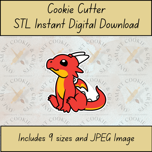 Dragon Cookie Cutter STL File