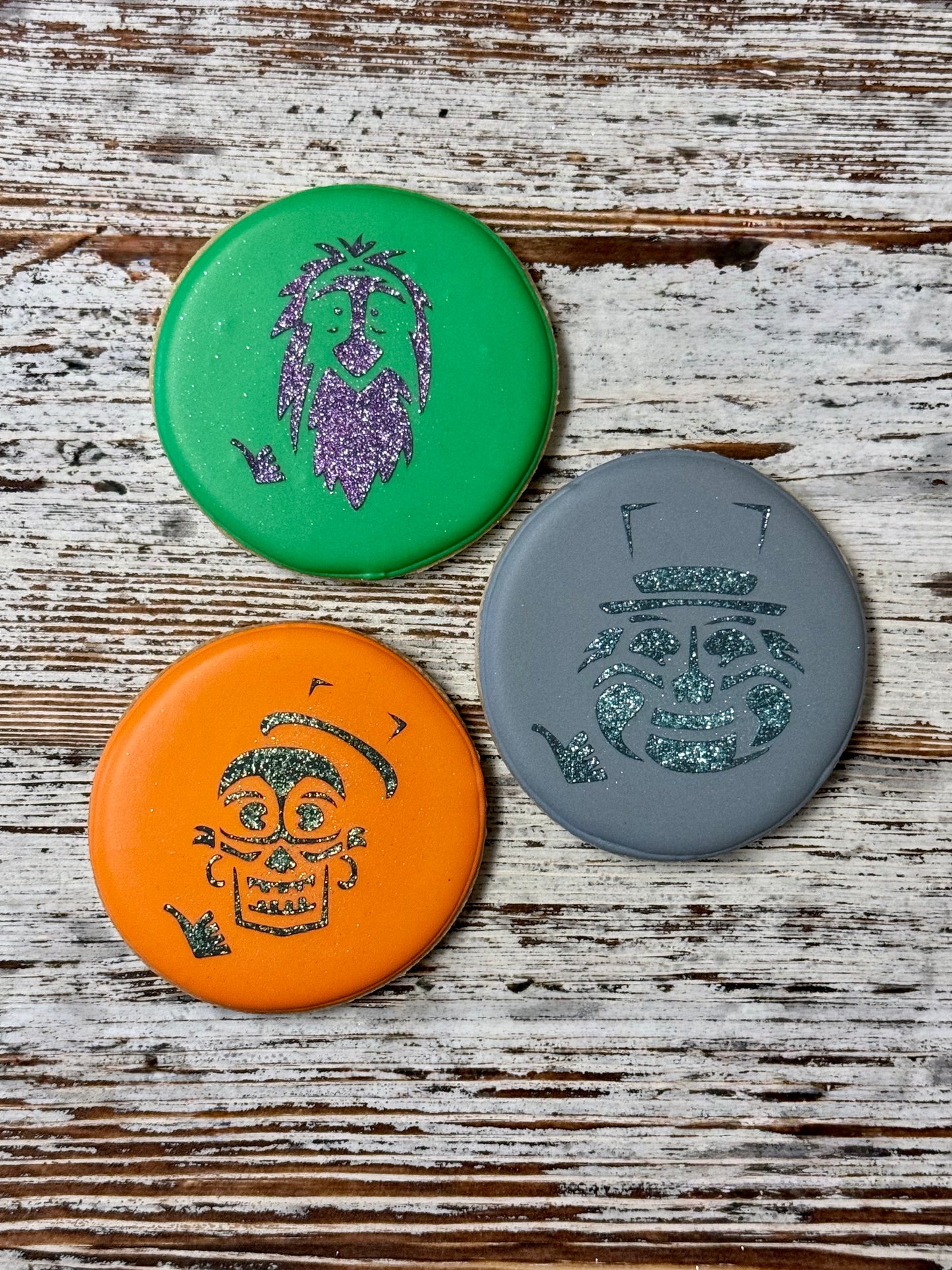 Plantilla de galleta de novia de Halloween