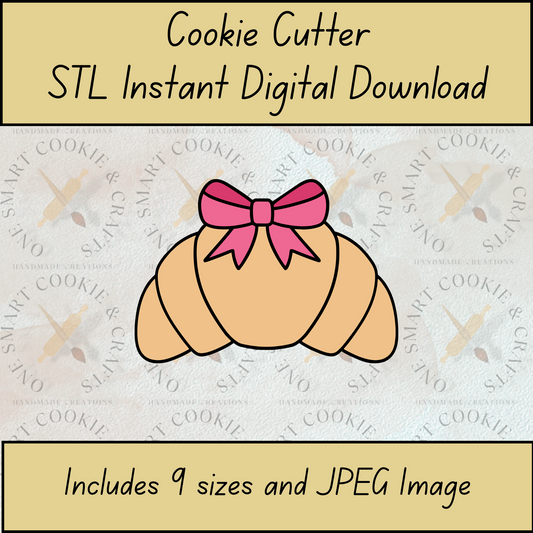 Croissant Cookie Cutter STL File