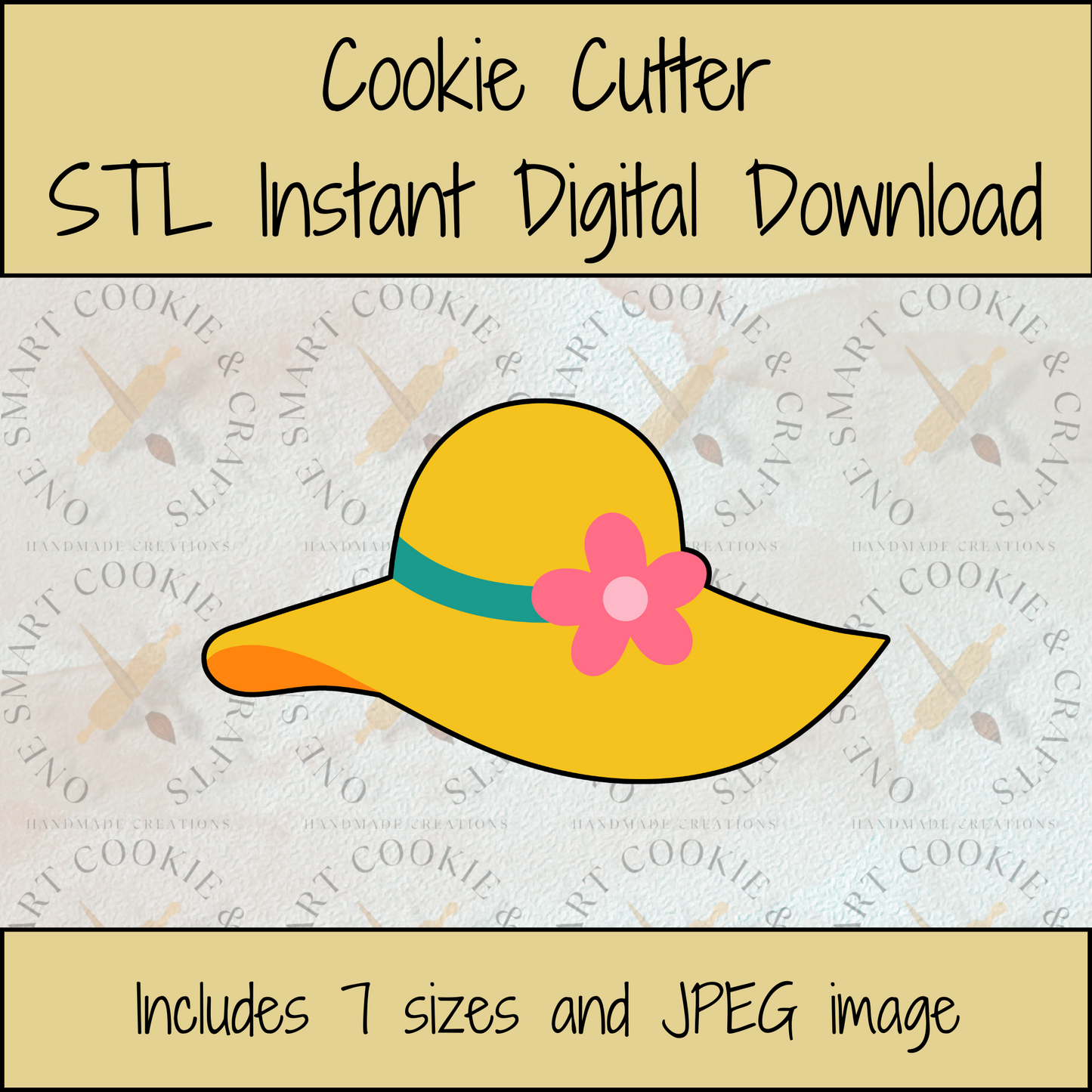 Hat Cookie Cutter STL File