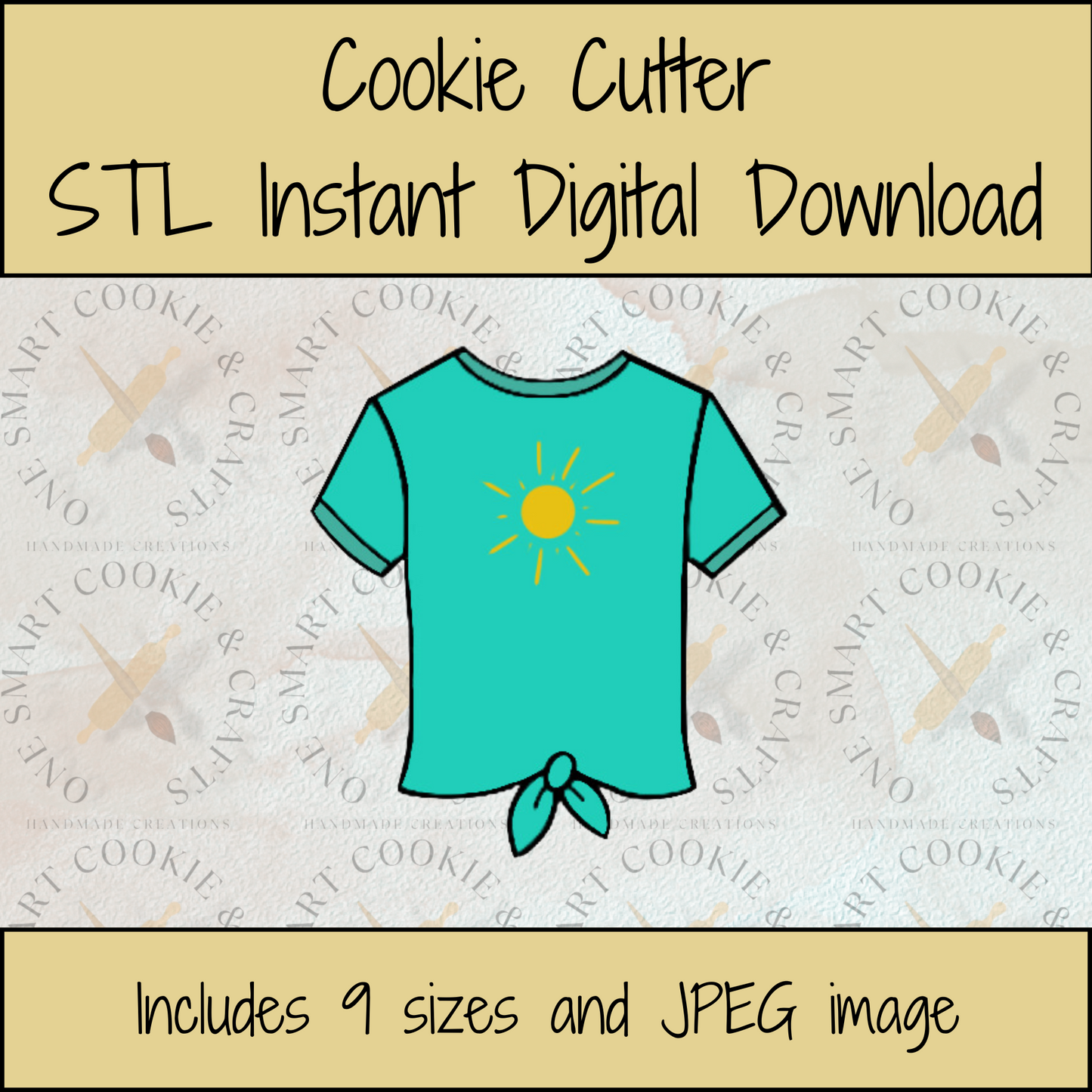 Shirt Cookie Cutter STL File