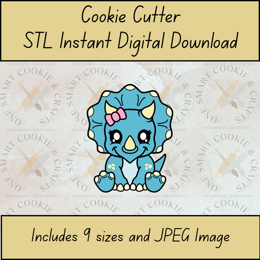 Dinosaur Cookie Cutter STL File