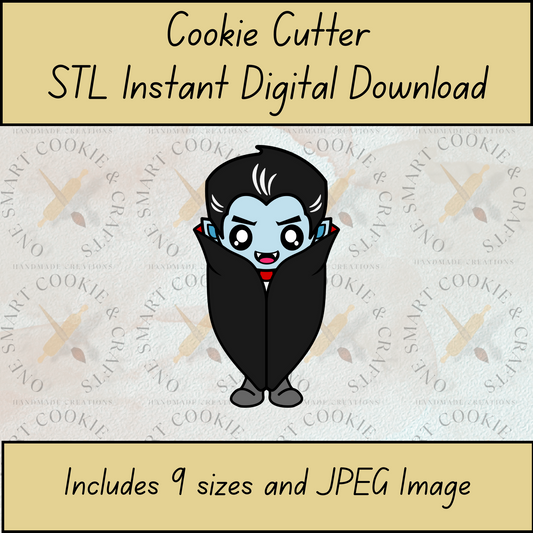 Vampire Cookie Cutter STL File