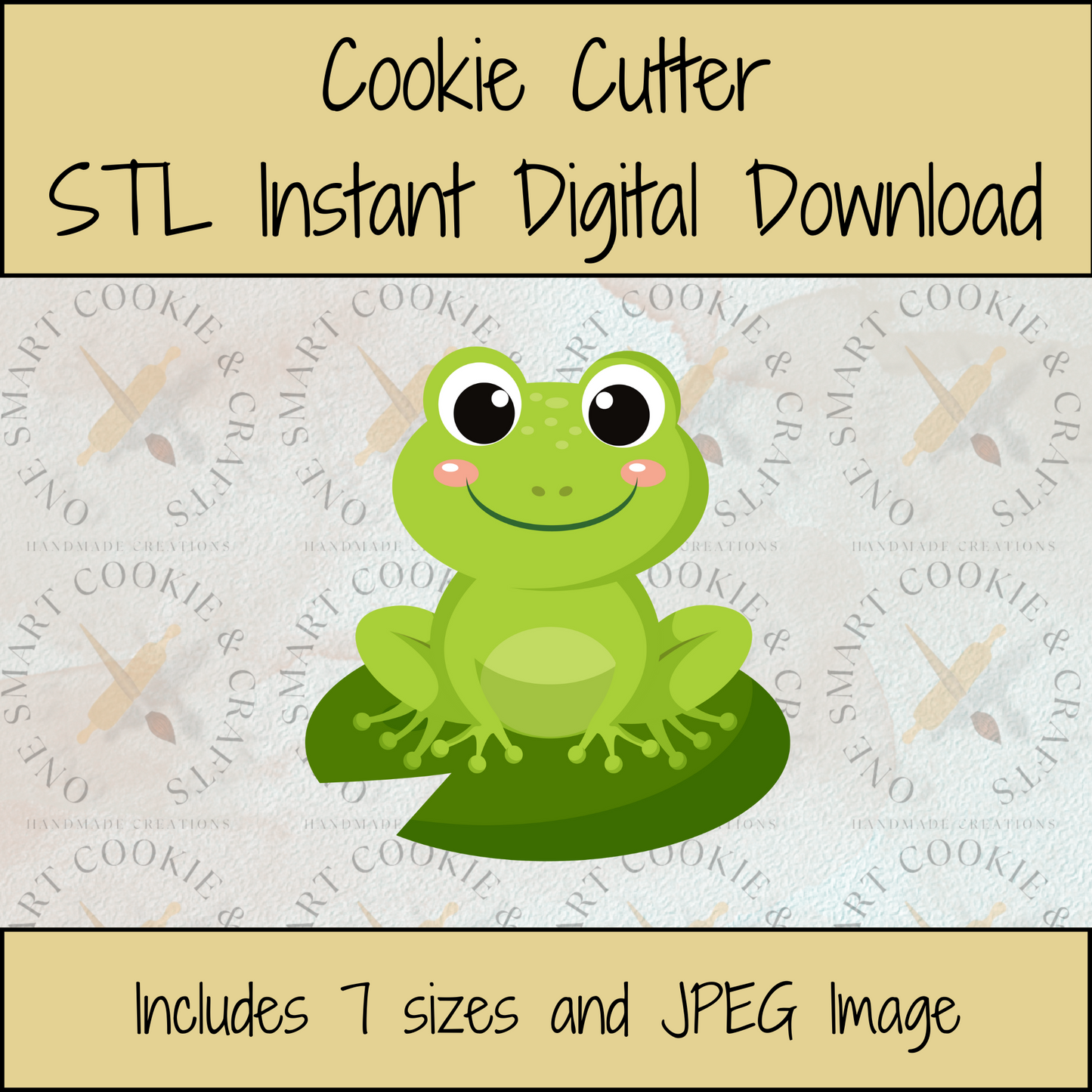 Frog Cookie Cutter STL File