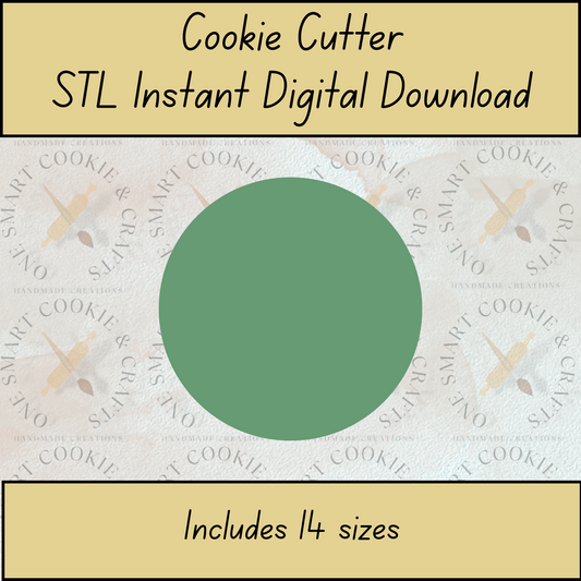 Circle Cookie Cutter STL File