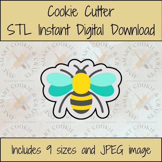 Bee Cookie Cutter STL File