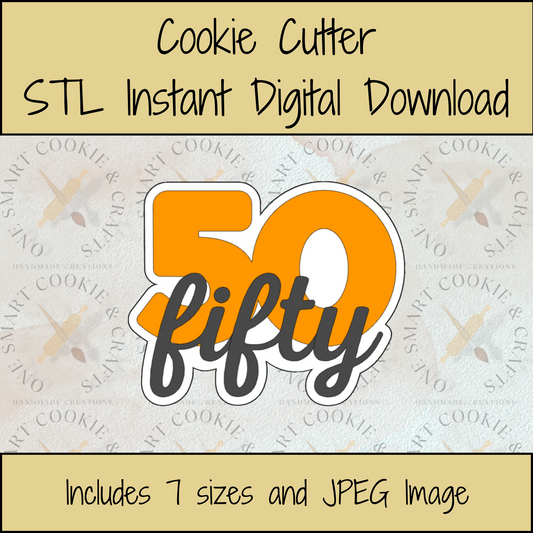 50 Cookie Cutter STL File