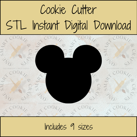 Mouse Cookie Cutter STL File