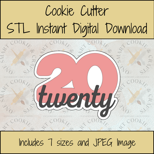 20 Cookie Cutter STL File