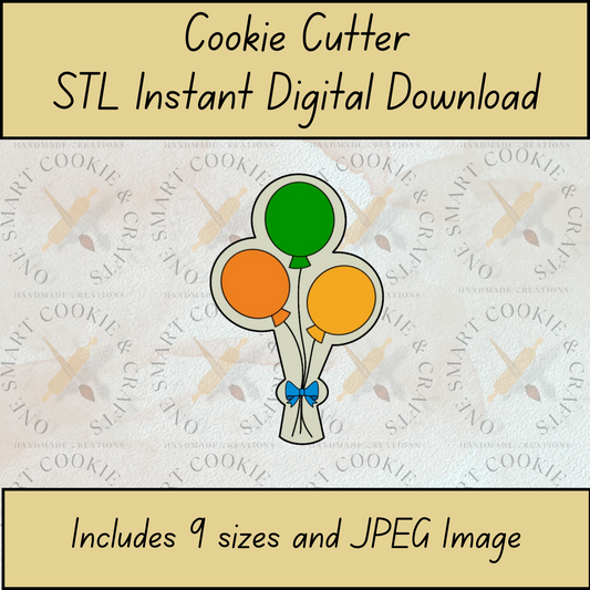 Balloon Cookie Cutter STL File
