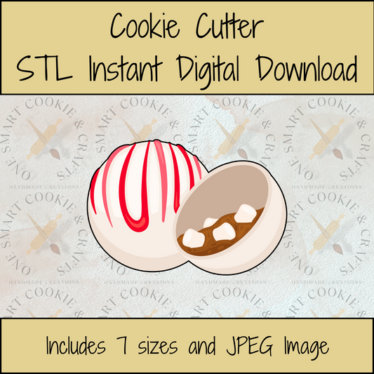 Chocolate Cocoa Cookie Cutter STL File