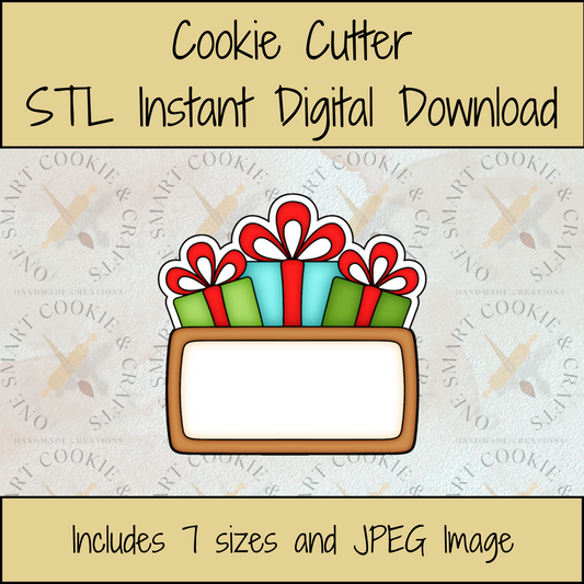 Christmas Present Cookie Cutter STL File