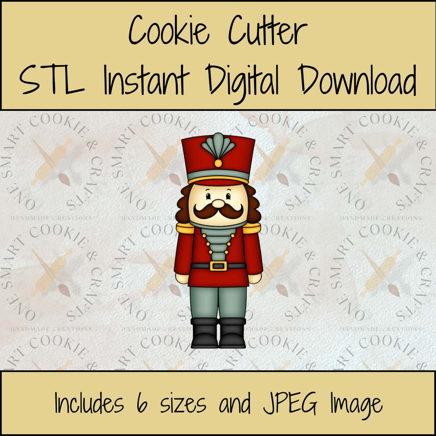 Nutcracker Cookie Cutter STL File