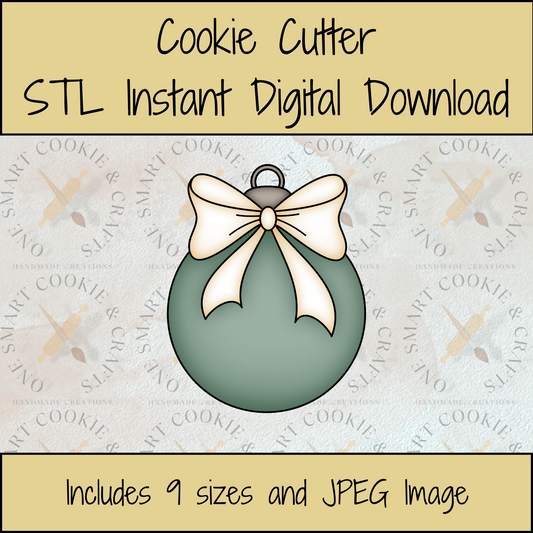 Ornament Cookie Cutter STL File