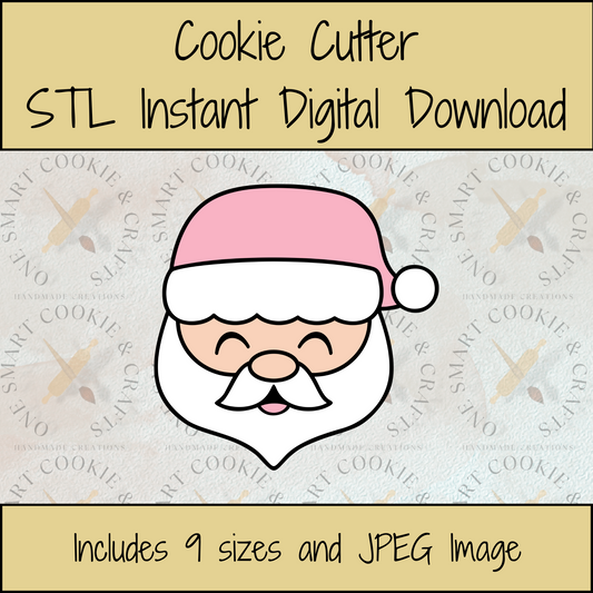 Santa Cookie Cutter STL File