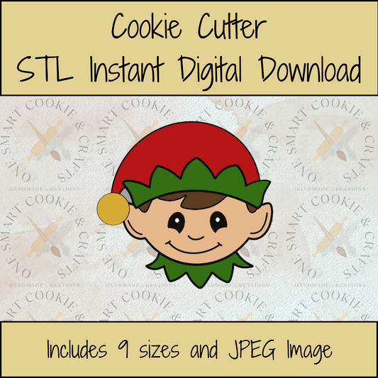 Elf Cookie Cutter STL File