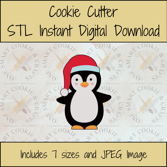 Penguin Cookie Cutter STL File