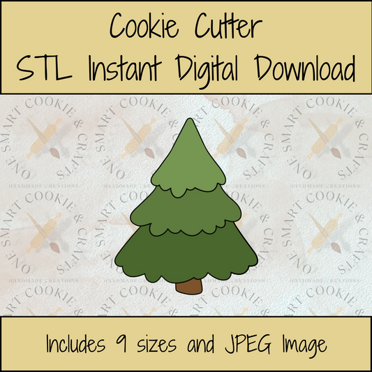 Tree Cookie Cutter STL File