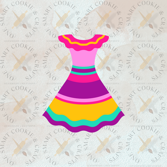 Fiesta Dress Cookie Cutter