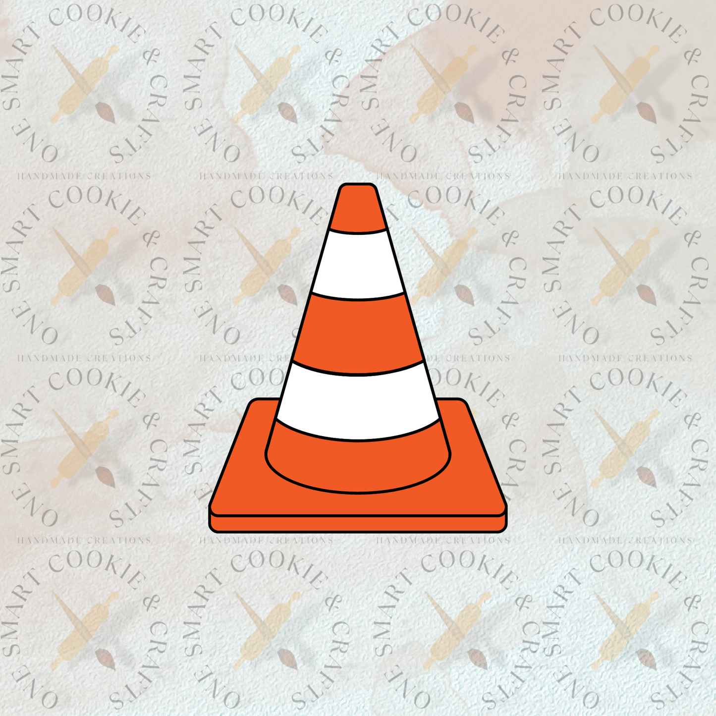 Traffic Cone Cookie Cutter