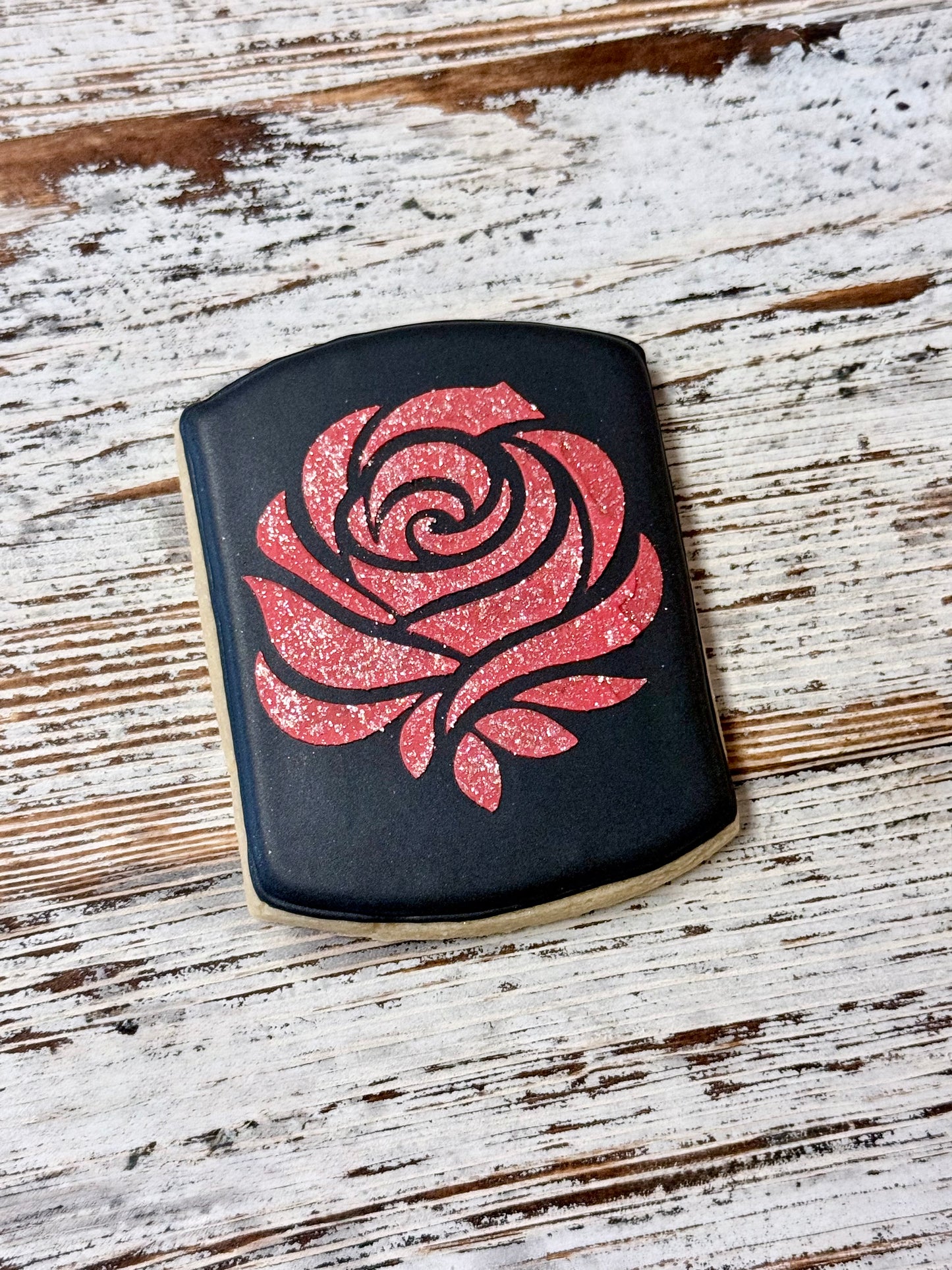 Rose Cookie Stencil