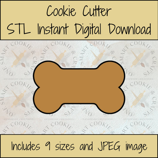 Bone Cookie Cutter STL File