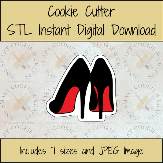 High Heels Cookie Cutter STL File