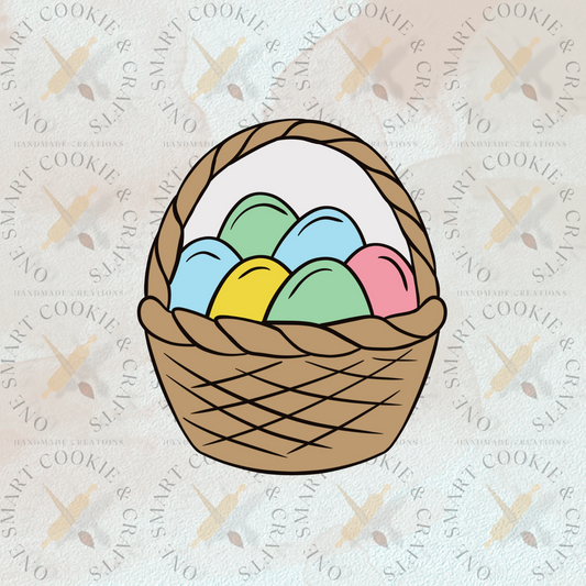 Cortador de galletas de cesta de Pascua